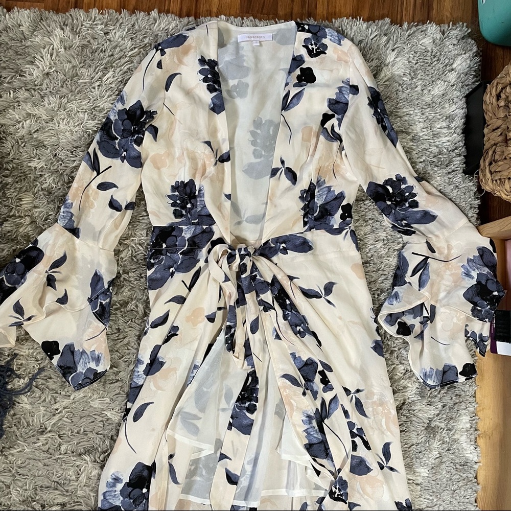 Boutique Floral Wrap Dress